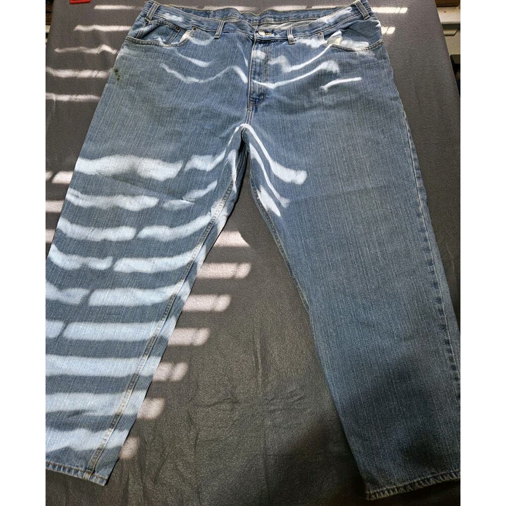 Vintage Arizona Jeans Mens 48 X 29 Light Blue Denim Jeans Relaxed 100% Cotton